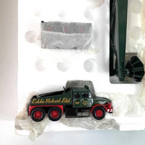 704 - Diecast Eddie Stobart Heavy Haulage 1/50 Scale (x1). Comprising a Scammell Contractor (x2) - Girder ... 