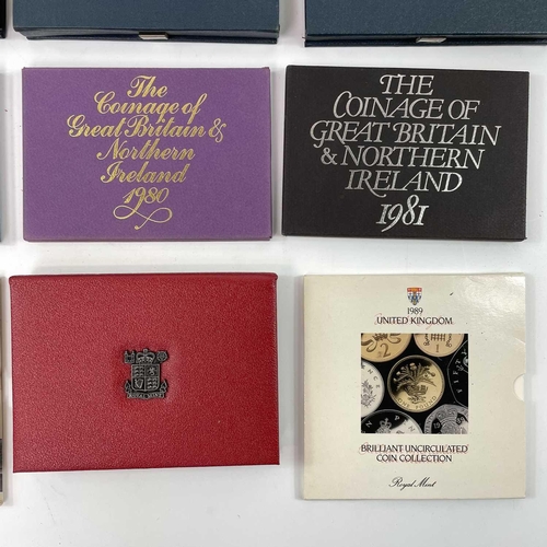 71 - Great Britain Proof & Uncirculated Royal Mint 1980's Year Sets (x18) Comprising a complete run of 10... 