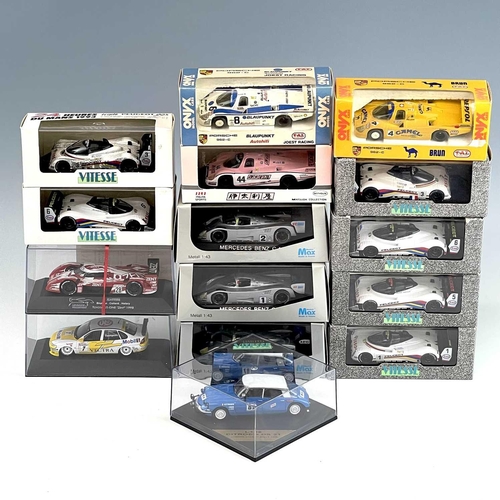 716 - 1/43rd Scale Die Cast Boxed Rally Cars. A box containing 15 boxed cars in good condition. Noted: Mod... 