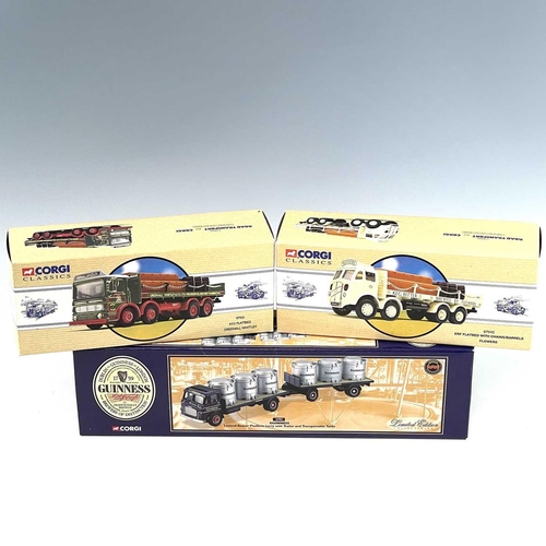 722 - Corgi boxed Die Cast Brewery Lorries. Comprising 9 boxed lorries including Guiness, Mackeson, Bass, ... 