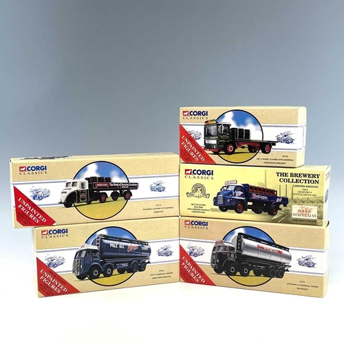 722 - Corgi boxed Die Cast Brewery Lorries. Comprising 9 boxed lorries including Guiness, Mackeson, Bass, ... 