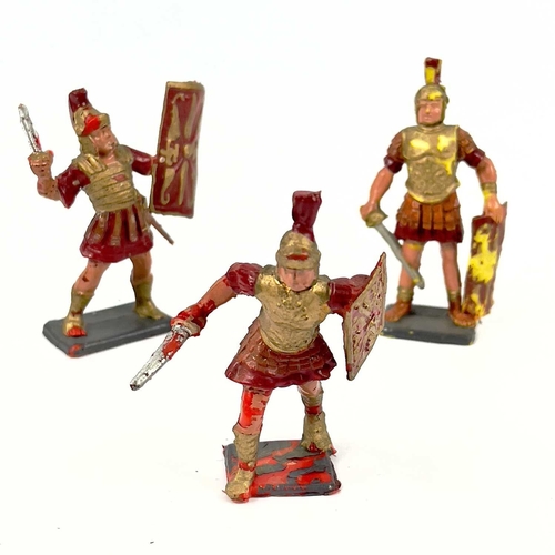 740 - 1960's/1970's Plastic Roman Figures & Chariots by British Manufacturers incl. Herald Cherilea etc. A... 