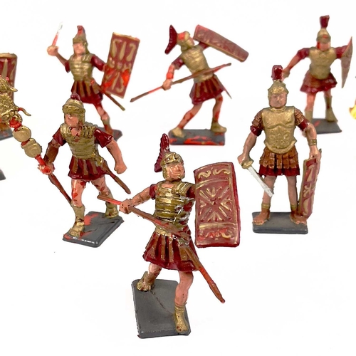 740 - 1960's/1970's Plastic Roman Figures & Chariots by British Manufacturers incl. Herald Cherilea etc. A... 