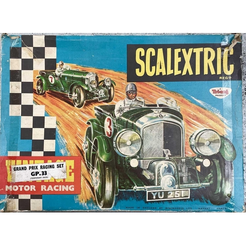 752 - Scalextric & Action Man. Comprising: 1: A Scalextric GP33 Grand Prix Racing Set ( in Temporary Box P... 