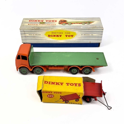 761 - Dinky toys etc. A box containing 17 Dinky toys plus a Dinky oil dispenser and some other toys. Noted... 