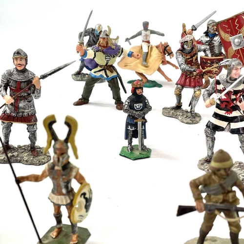 778 - Metal Military Figures etc. Approximately 20 metal figures (various scales) many handpainted by Ken ... 