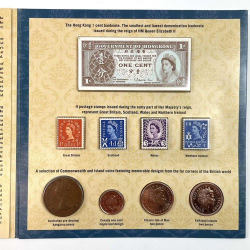 8 - G.B, etc Commemorative Coinsets. Comprising: 1: Royal Mint Sapphire 1953 and 2018 complete sets. 2: ... 