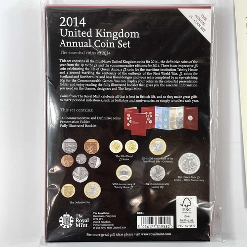 87 - Royal Mint Great Britain Uncirculated Year Sets from 2010 to 2014 (x6). Comprising: 2010 to 2014 inc... 