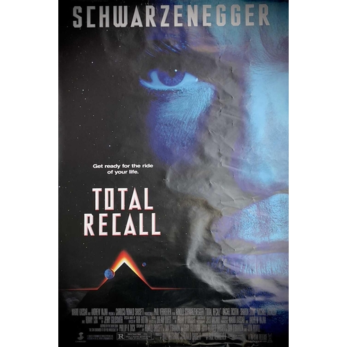 902 - Film Posters / Posters. Comprising 3 posters (100cm x 68cm) 1: Total Recall (Arnold Schwarzenegger) ... 