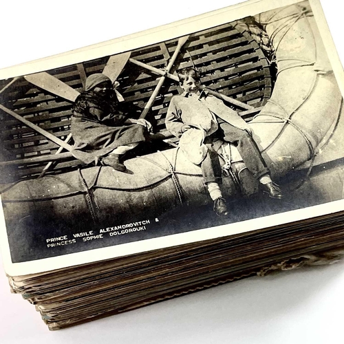 903 - Postcards - Evacuation of Russian Royal Family from Yalta, 1919. Approximately 150 cards, mostly For... 