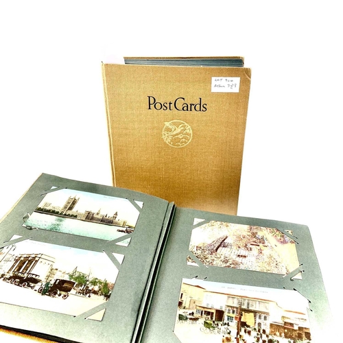 904 - Post card Albums x3 Comprising: Album1: Containing in excess of 150 cat postcards including art type... 