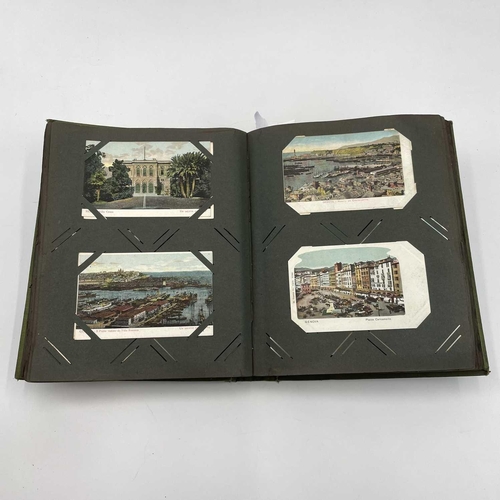 909 - Postcard Album. An album containing approximately 250 postcards. The majority are Continental, North... 