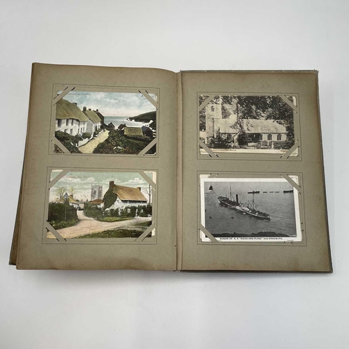 917 - Postcard Albums - Cornish Interest - 2 albums (approximately 250 cards). Many Cornish cards - Mostly... 