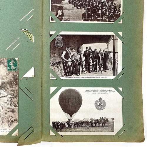 929 - An album containing approximately 120 postcards. Cornish interest noted including Newquay Station, a... 