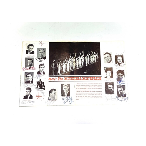 950 - 1960's BBC1 Television - Black and White Minstrel Show. A 2/6d souvenir brochure circa 1964 signed b... 