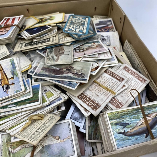 951 - Cigarette Cards - Plus Large Quantity of Cigarette Packet Fronts. 2 flat cardboxes containing a larg... 