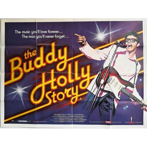 961 - Cinema Posters x6 All 75x100cms. 1: Any Which Way You Can - Clint Eastwood. 2: The Buddy Holly Story... 