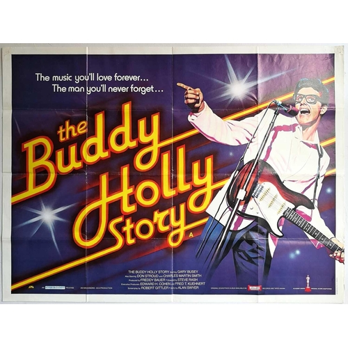 964 - Cinema Posters x6 All 75x100cms. 1: Saturday Night Fever - John Travolta 2: The Buddy Holly Story. 3... 