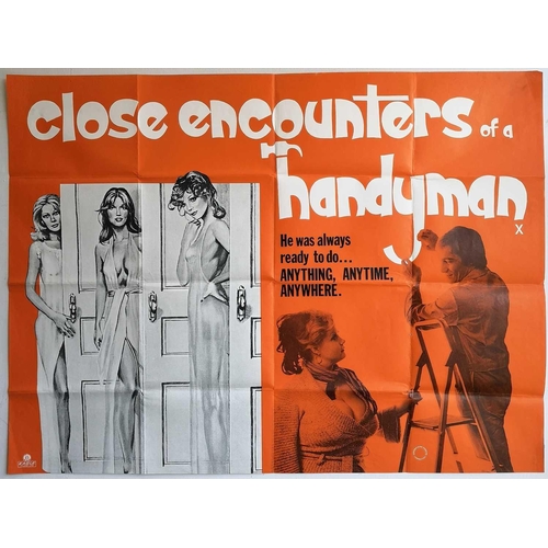 967 - Cinema Posters x5 All X Rated 75x100cms. 1) Confessions of the Naughty Nymphos 2) Close Encounters o... 