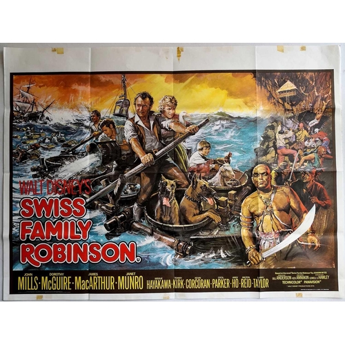 970 - Cinema Posters x 8. All with some damage caused by folding and/or mounting, all 100x75cms 1) Sea Wol... 