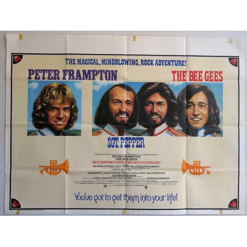 971 - Cinema Posters x 8. All with some damage caused by folding and/or mounting, all 100 x 75cm 1) Sgt. P... 