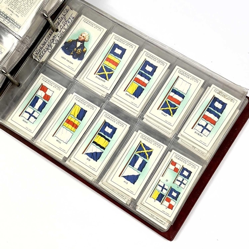 974 - Cigarette Card Sets x18. Album containing 18 sets of cards including Wills, Cities of Britain (Extra... 