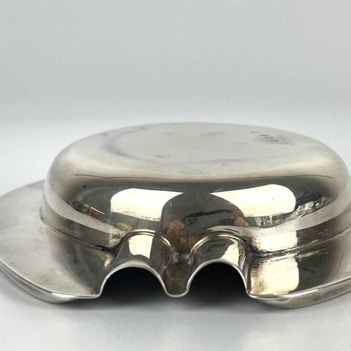 26 - A George VI silver horseshoe ashtray by Adie Bros Ltd. Birmingham 1938, width 12cm, 2.91 toz.