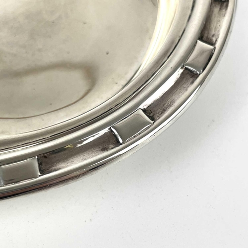 26 - A George VI silver horseshoe ashtray by Adie Bros Ltd. Birmingham 1938, width 12cm, 2.91 toz.