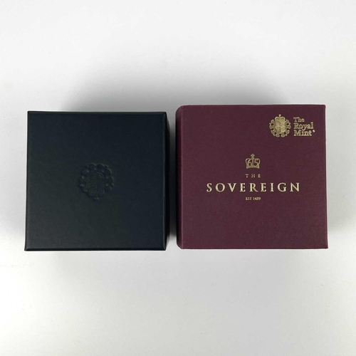 343 - A 2018 full sovereign coin. Within Royal Mint box and certificate.