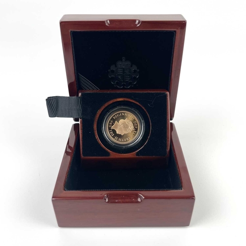 343 - A 2018 full sovereign coin. Within Royal Mint box and certificate.