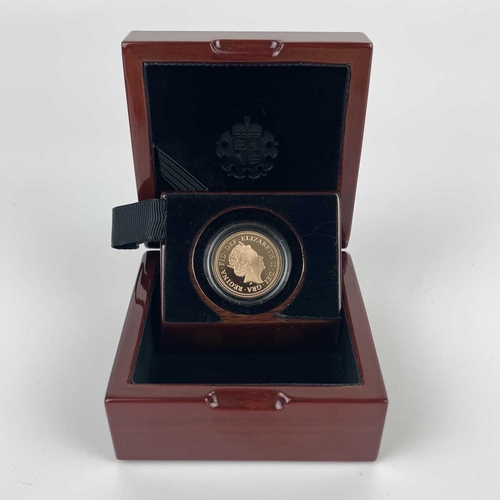 344 - A 2018 full sovereign coin. Within Royal Mint box with certificate.