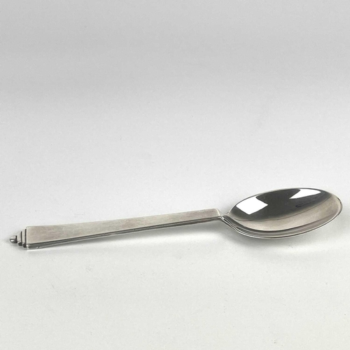 4 - A Georg Jensen 835 Danish silver table spoon. Circa 1915-32, length 17cm, 49g.