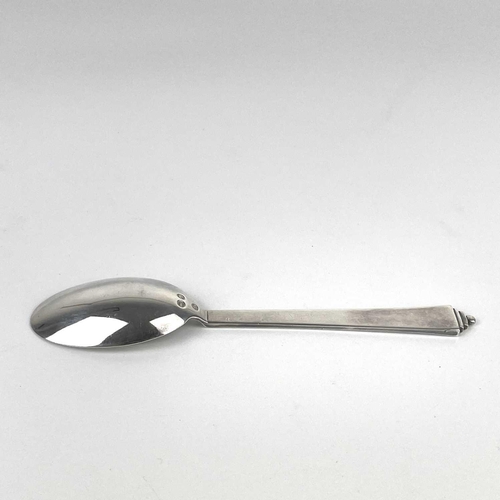 4 - A Georg Jensen 835 Danish silver table spoon. Circa 1915-32, length 17cm, 49g.