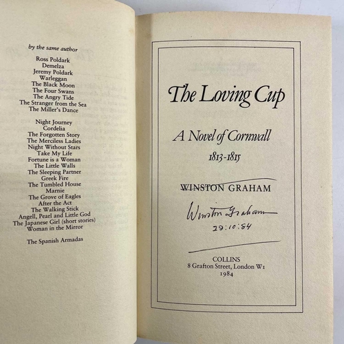 1 - WINSTON GRAHAM. Five signed works. Including 'The Loving Cup', The Stranger From The Sea', 'The Four... 