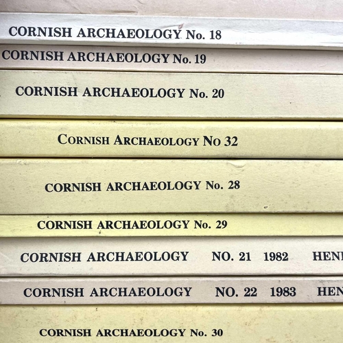 10 - A collection of Cornish journals. Journal of the Royal Institution of Cornwall New Series 1969-1974,... 