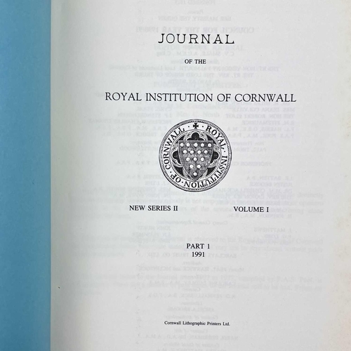 10 - A collection of Cornish journals. Journal of the Royal Institution of Cornwall New Series 1969-1974,... 