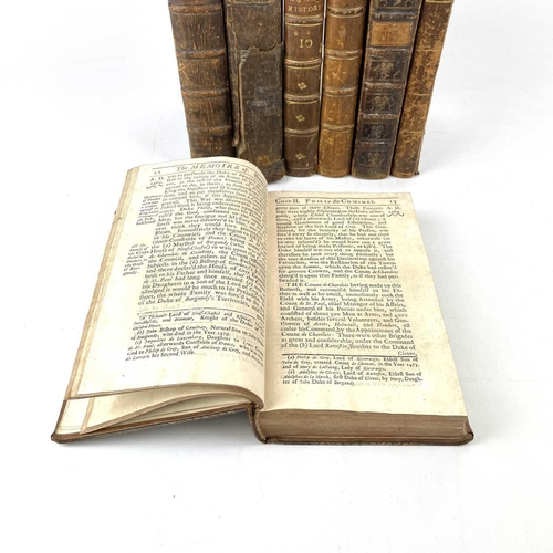 100 - Six 18th century works and a 19th century. Mr UVEDALE. 'The Memoirs of Philip de Comines: Containing... 