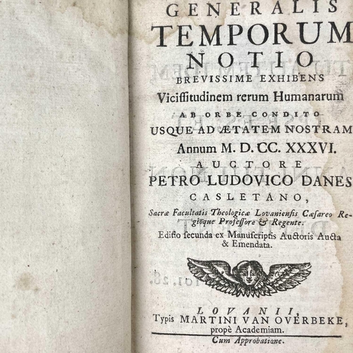 100 - Six 18th century works and a 19th century. Mr UVEDALE. 'The Memoirs of Philip de Comines: Containing... 