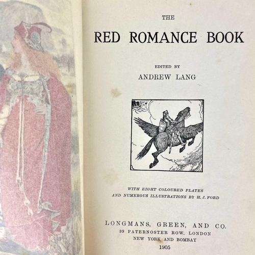 101 - ANDREW LANG The Book of Romance 1902, The Red True Story Book 1895, The Green Fairy Book 1906, The R... 