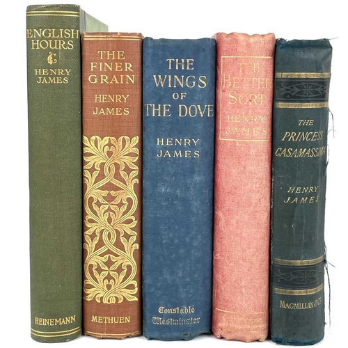 104 - Henry James first editions. 'The Finer Grain,' first edition, original cloth with god decorations to... 