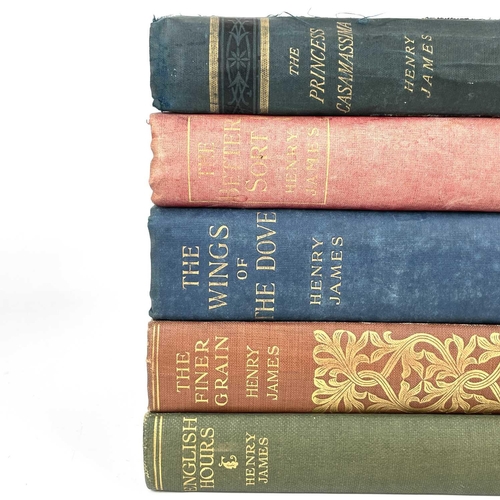 104 - Henry James first editions. 'The Finer Grain,' first edition, original cloth with god decorations to... 