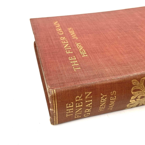 104 - Henry James first editions. 'The Finer Grain,' first edition, original cloth with god decorations to... 