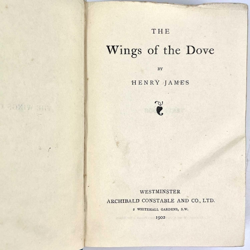 104 - Henry James first editions. 'The Finer Grain,' first edition, original cloth with god decorations to... 