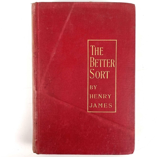 104 - Henry James first editions. 'The Finer Grain,' first edition, original cloth with god decorations to... 