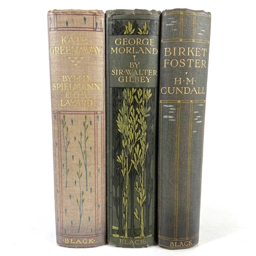 108 - SIR WALTER GILBEY George Moorland His Life and Works 1907, together with H.M CUNDALL Birket Foster 1... 