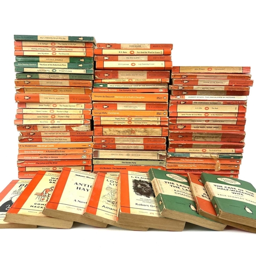 109 - Fifty-three vintage paperbacks by 'Penguin'. Including the titles Animal Farm, I, Claudius, Brighton... 