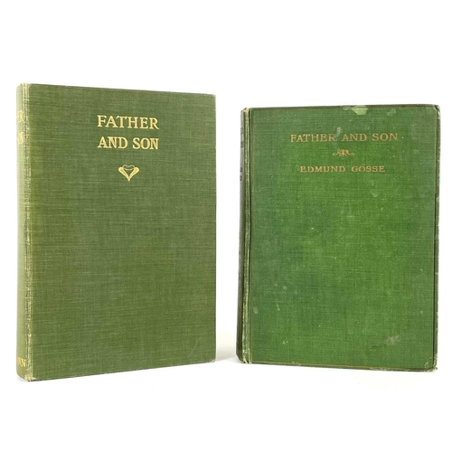 111 - EDMUND GOSSE Father and Son A Study of Two Temperaments 1st edition 1907, together with EDMUND GOSSE... 