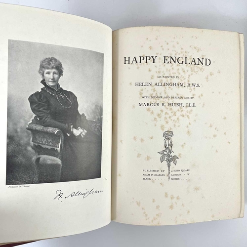 116 - HELEN ALLINGHAM MARCUS. B HUISH Happy England As Painted By 1903, together with Happy England As Pai... 