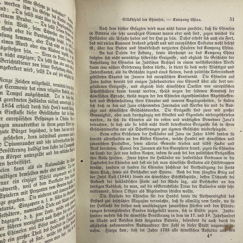 117 - Dr B FRIEDMANN Die Ostasiatische Inselwelt first volume Java 1868, together with volume two Sumatra,... 