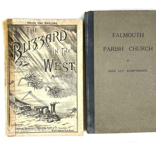 12 - Eighteen works on Cornwall. Old Falmouth, The stories of the town from the days of the Killigrews to... 